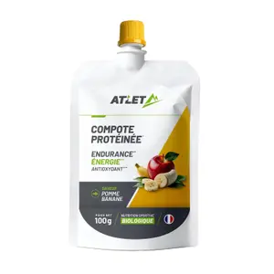 Compote Protéinée Bio Pomme Banane ATLET Nutrition