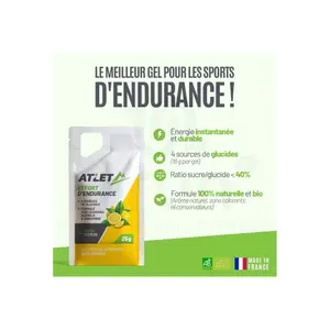 Bio Zitrone Energiegels ATLET Nutrition image-1