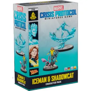 Figurine Atomic Mass Games Marvel Crisis Protocol Ice Man & Shadowcat image-0