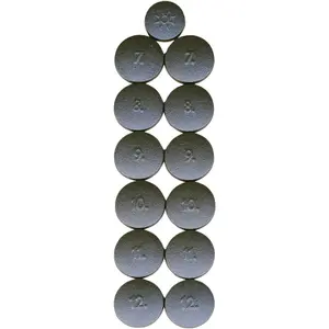 Opbergdoos voor behendigheidsspellen met 12 shuffles + 1 gietijzeren master AtouSport image-1