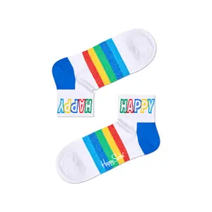 Sokken Happy Socks Rainbow Stripe 1/4 Crew image-0