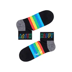 Socken Happy Socks Rainbow Stripe 1/4 Crew image-0