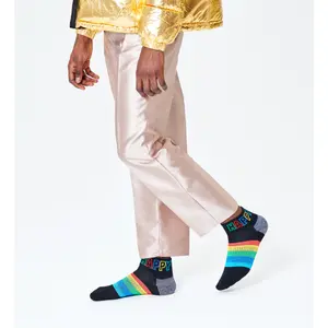 Socken Happy Socks Rainbow Stripe 1/4 Crew image-1