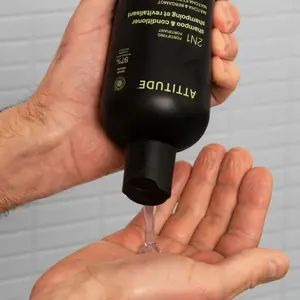 2 in 1 Shampoo Attitude Super Leaves Bergamot & Matcha image-1