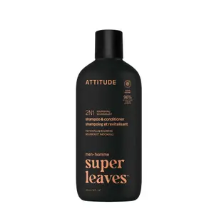 2 in 1 Shampoo Attitude Super Leaves Patchouli & Bourbon