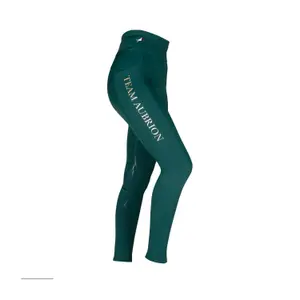 Girls' full grip riding leggings Aubrion Team image-0