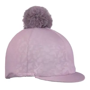 Gorro para casco de equitación con pompón para mujer Aubrion image-0