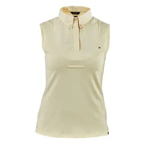 Camicia da equitazione senza maniche con cravatta donna Aubrion image-0