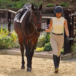 Pantalon équitation full grip femme Aubrion Chapman image-1
