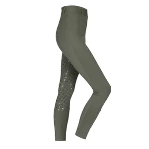 Girls' full grip riding leggings Aubrion Albany image-1