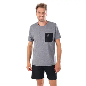Heathered Knit T-shirt Aulp Braim