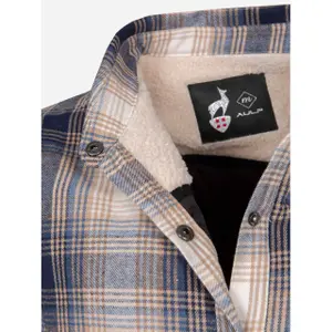 Women's plaid overshirt Aulp Swann image-5