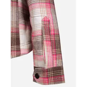 Women's plaid overshirt Aulp Swann image-4