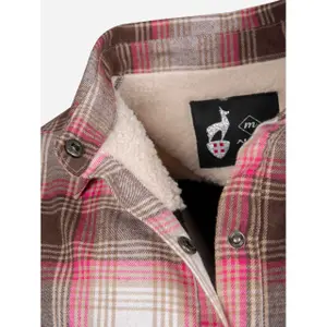 Women's plaid overshirt Aulp Swann image-5