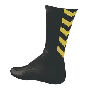 Sokker Hummel hmlAUTHENTIC indoor noir/ jaune image-0