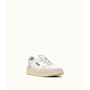 Ausbilder Autry Medalist LS24 Leather/Suede White Red image-5
