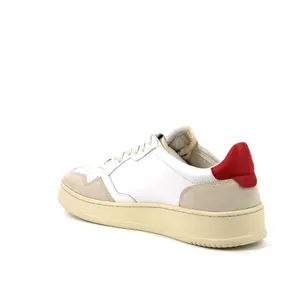 Ausbilder Autry Medalist LS24 Leather/Suede White Red image-3
