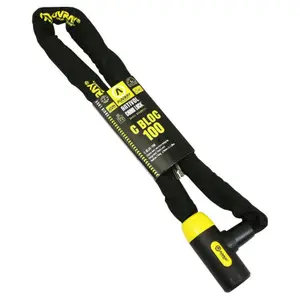 Lucchetto a catena per biciclette con chiave per società di noleggio con serratura integrata livello di sicurezza 6-10 Auvray C-Bloc image-0