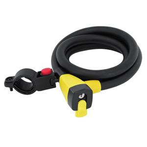 Antivol câble vélo spiral à clé avec support Auvray image-2