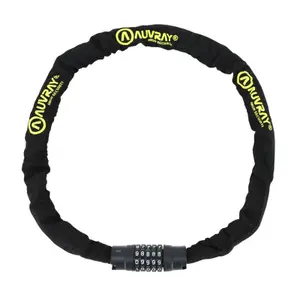 Cadeado de corrente de combinação para motociclos código c Auvray