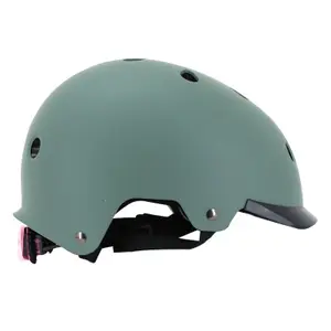 Urban bike helmet with integrated lighting on adjustable knob Auvray image-2