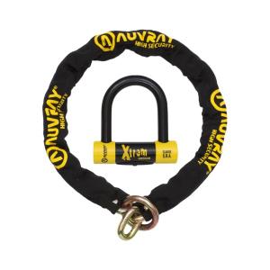 cxtrm100lauv-motorrad-kettenschloss-auvray-lasso-d-13-5-l-100-sra-new-schwarz-gelb-tu