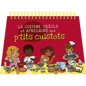Book la cuisine créole et africaine des p'tits cuistots Auzou image-0