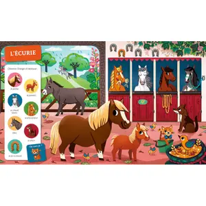 Toddler's search and find book - a la ferme Auzou image-2