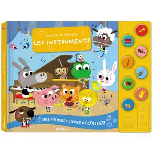 Book mes premiers livres a ecouter - listen and find the instruments Auzou image-1