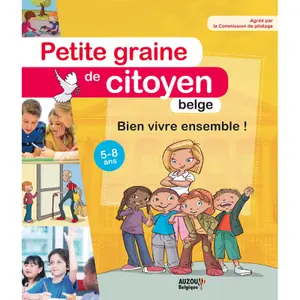Livre petite graine de citoyen belge - living well together Auzou image-0