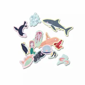 Stickers for my sticker bag Auzou 100 Animaux De La Mer image-1
