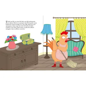 Book les p'tits classiques à écouter - little red hen + cd Auzou image-3