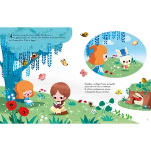 Book les p'tits classiques à écouter - alice au pays des merveilles + cd Auzou image-3