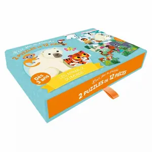 12-piece puzzle Auzou Les Animaux Du Monde ! image-0