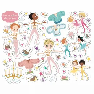 My artist's pouch stickers Auzou Danseuses image-1