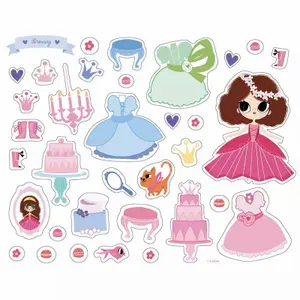 My artist's pouch stickers Auzou Autocollants Princesses image-1