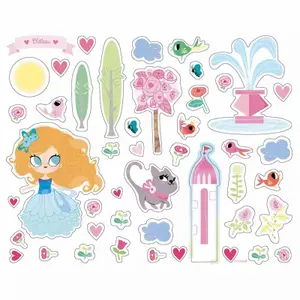 My artist's pouch stickers Auzou Autocollants Princesses image-0