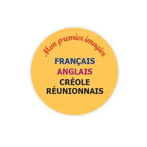 Livre mon premier imagier français, anglais, réunionnais ne Auzou image-0