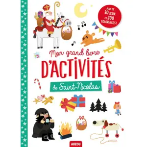 Mon grand livre d'activités de saint-nicolas book Auzou image-0