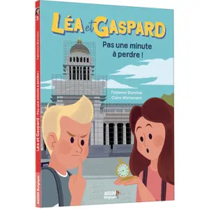 Book les aventures de léa et gaspard - not a minute to lose Auzou image-0