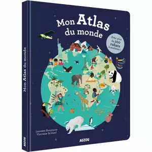 Book my world atlas Auzou image-0