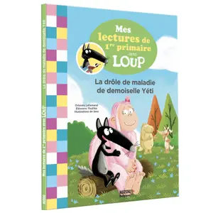 Book mes lectures de 1re primaire avec loup - my 1st grade readings with wolf - la drole de maladi Auzou image-0