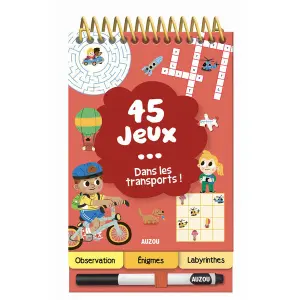 Book Auzou 45 Jeux - Dans Les Transports ! image-0