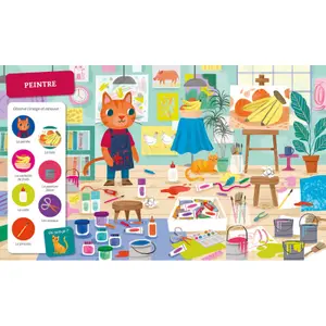 Toddler's search and find book - les metiers unicef Auzou image-1