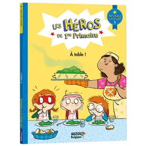 Book 1st grade heroes - a table Auzou image-0