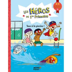 Primary 1 heroes book - all to the pool Auzou image-0