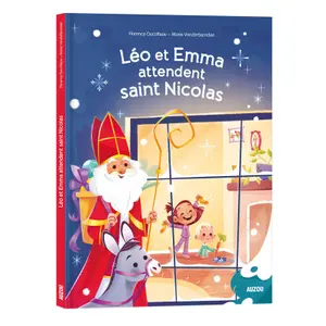 Livre léo et emma attendent saint-nicolas Auzou image-0