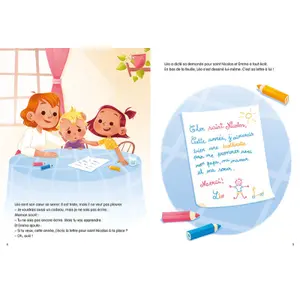 Livre léo et emma attendent saint-nicolas Auzou image-1