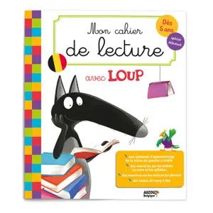 Book mon cahier de lecture avec loup / Belgian version Auzou image-0