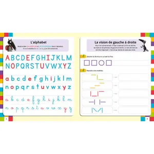 Book mon cahier de lecture avec loup / Belgian version Auzou image-1